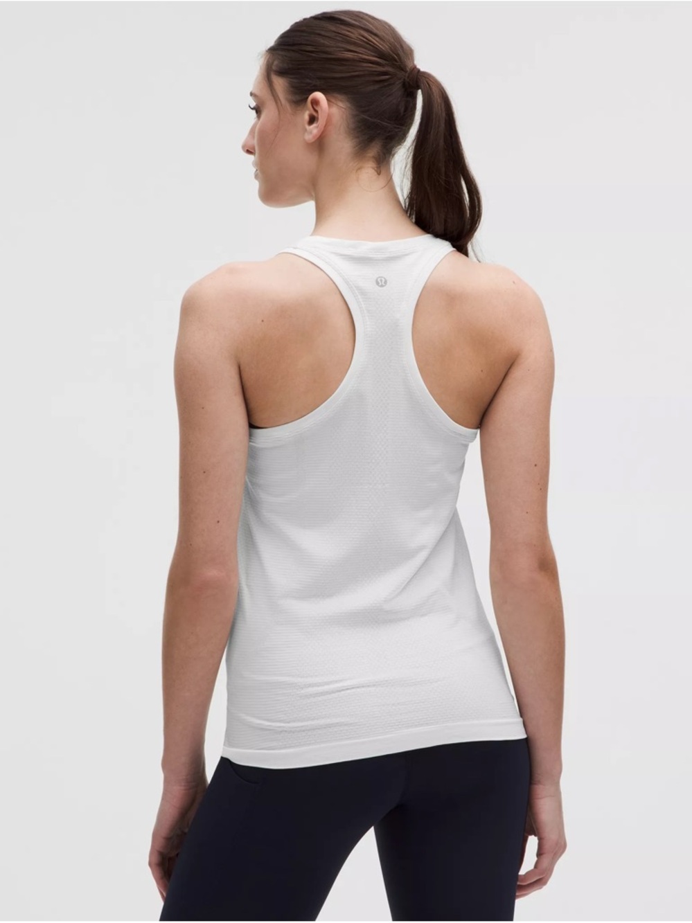 Women’s Lululemon White Racerback Performance Tank - Lightweight Active Top